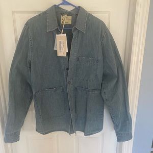 Mens Aspesi Denim Chore Coat XXL